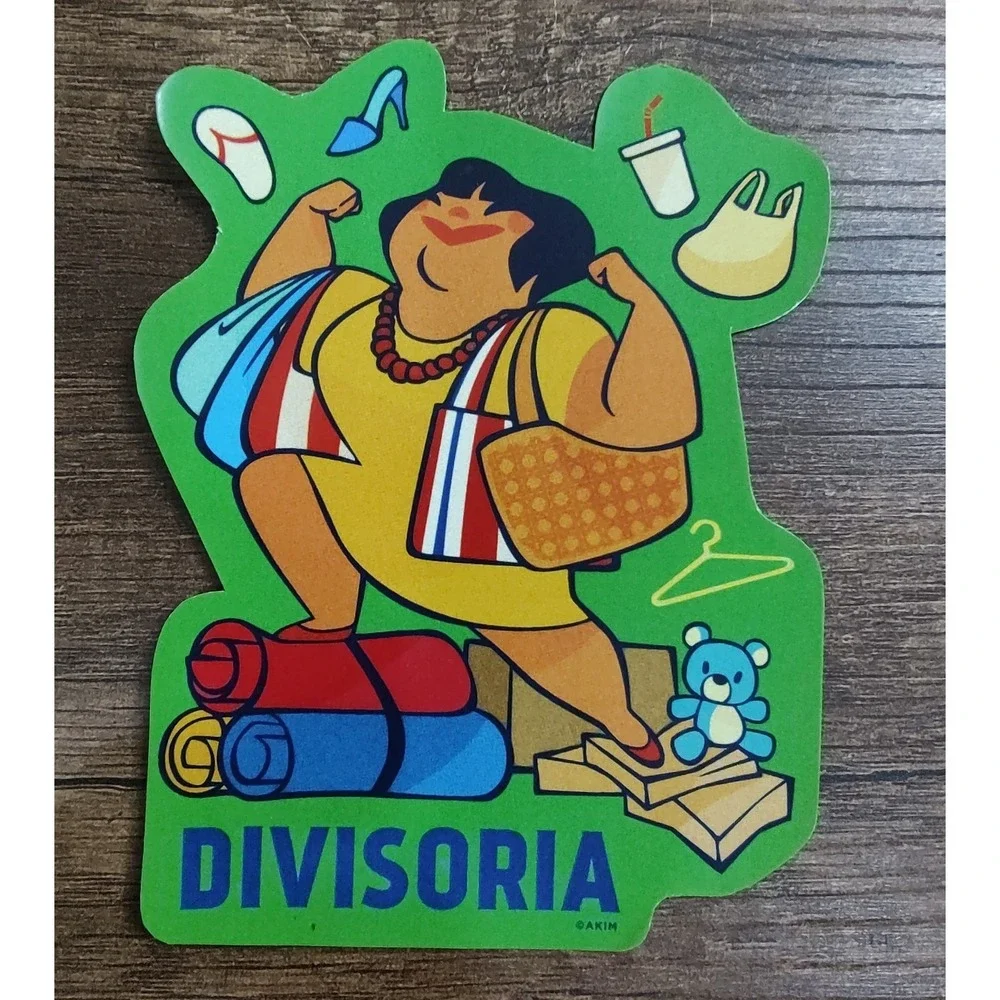 Divisoria Manila Sticker Filipino Decal Souvenir Akim Artwork